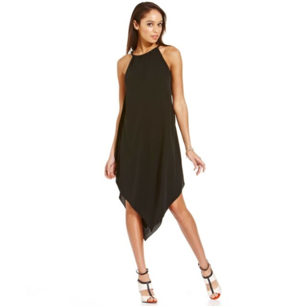 RACHEL ROY The Last Resort Black Asymetrical Dress
